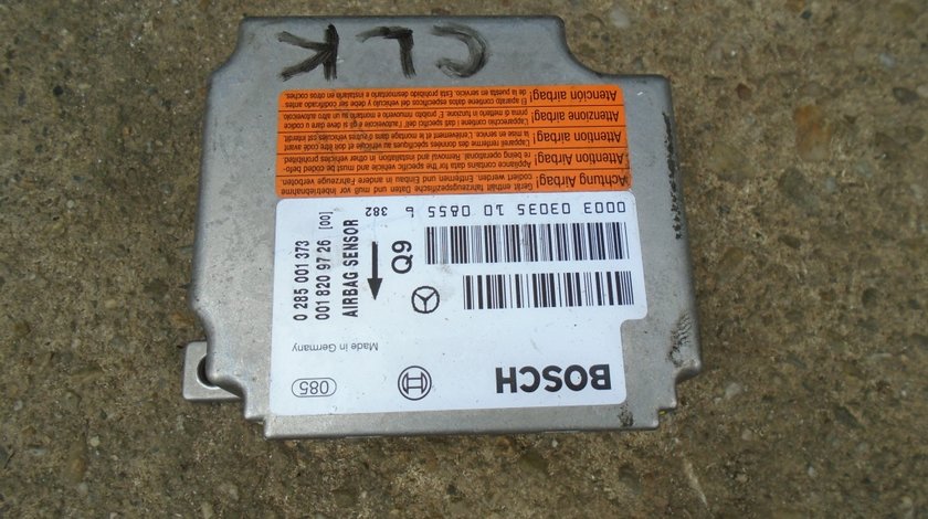 Airbag calculator mercedes clk w204 cod 0285001373