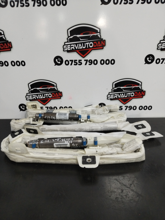 Airbag cortina Mercedes-Benz C-Class (2007->) [W204] 2.2 Motorina 2013, 604703302 / 604703303 / SET STANGA+DREAPTA