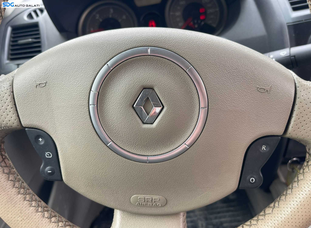 Airbag de pe Volan Modelul cu Comenzi Crem Bej Renault Megane 2 2002 - 2008 [B4540]