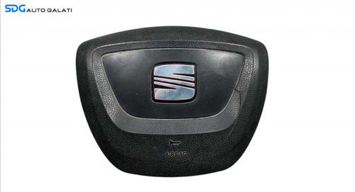 Airbag de pe Volan Modelul cu Comenzi Seat Leon 1P 2009 - 2012 (Crapat In Fata) Cod 5P0880201AD [L59...