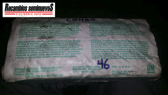 AIRBAG dreapta OPEL CORSA 16835554 / 13080416835554 / 130804