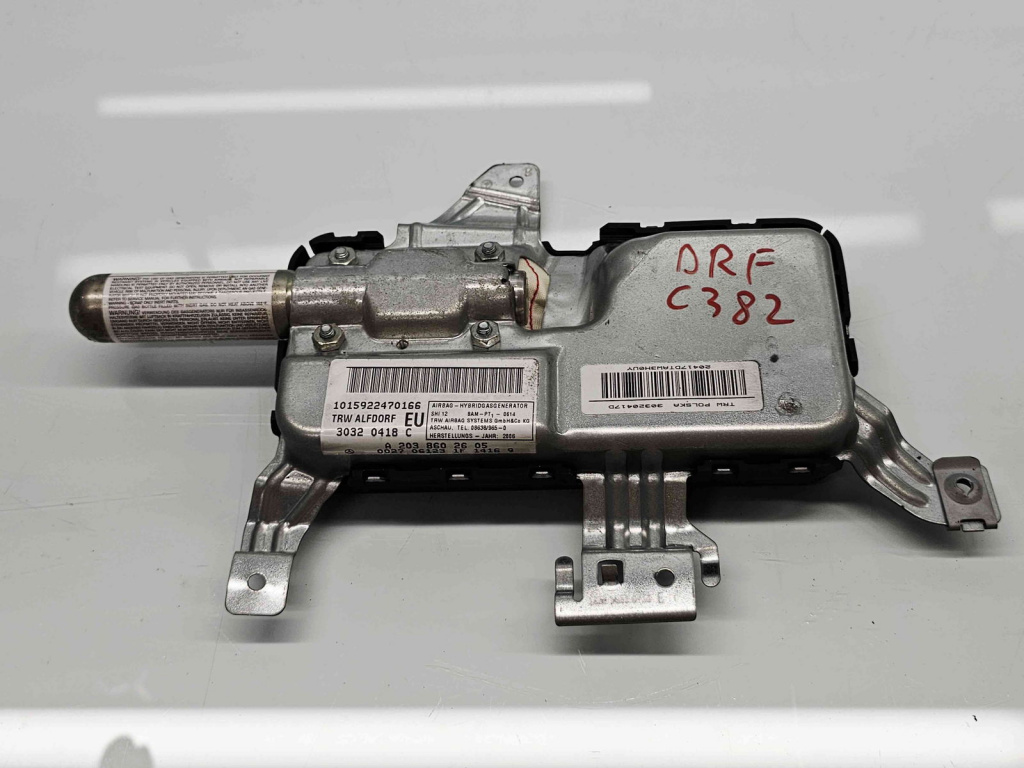 Airbag lateral dreapta Mercedes Clasa C (W203) [Fabr 2000-2007] A2038602605