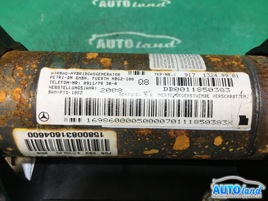 Airbag Pasager 1698600005 Mercedes-Benz A-CLASS W169 2004