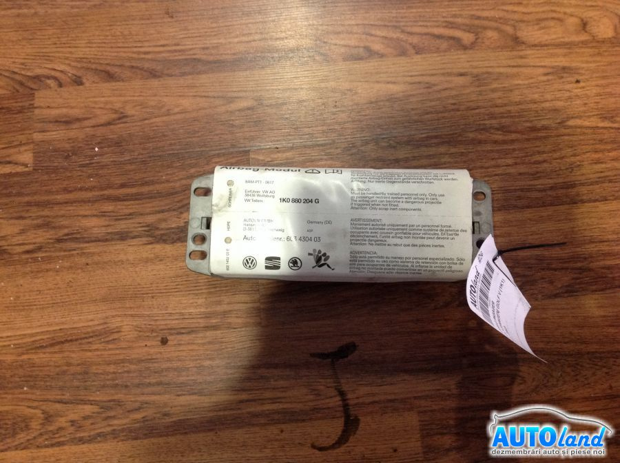 Airbag Pasager 1k0880204g Volkswagen GOLF V 1K1 2003