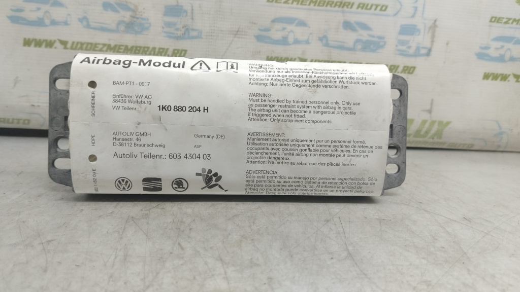 Airbag pasager 1k0880204h Skoda Octavia 2 [2004 - 2008]