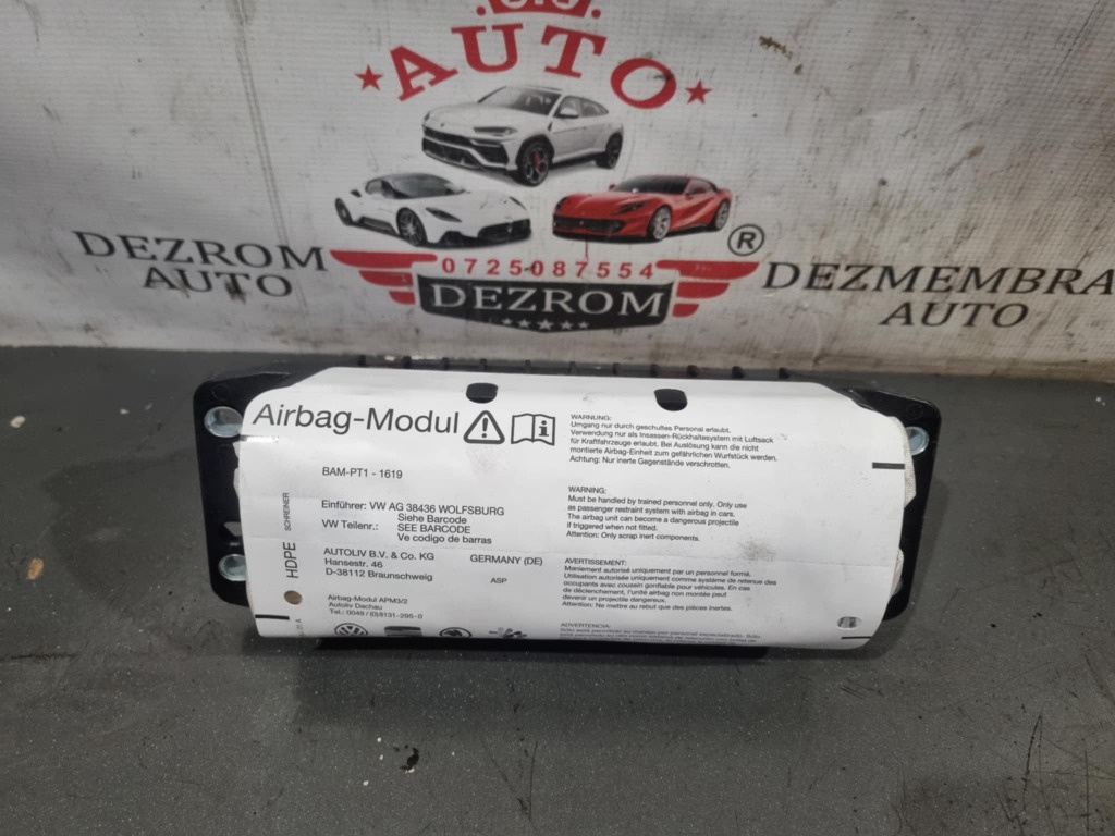 Airbag pasager 1K0880204M VW Eos