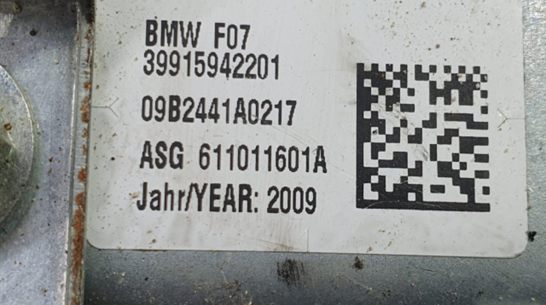 Airbag pasager 39915942201 BMW Seria 5 F07/F10/F11 [2009 - 2013]