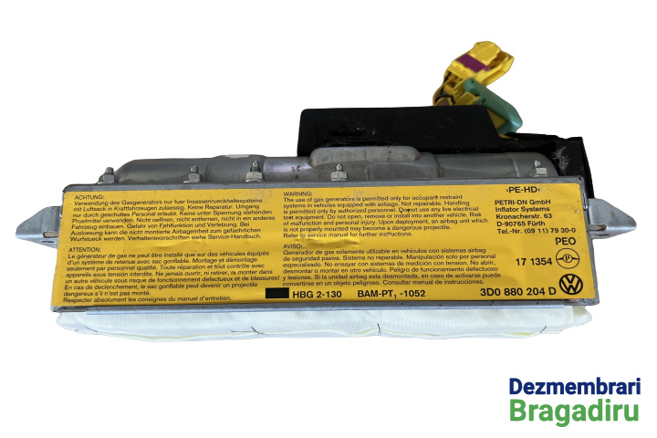 Airbag pasager 3D0880204D Volkswagen VW Phaeton [facelift] [2008 - 2010] Sedan 3.0 TDI L 4Motion AT (233 hp)
