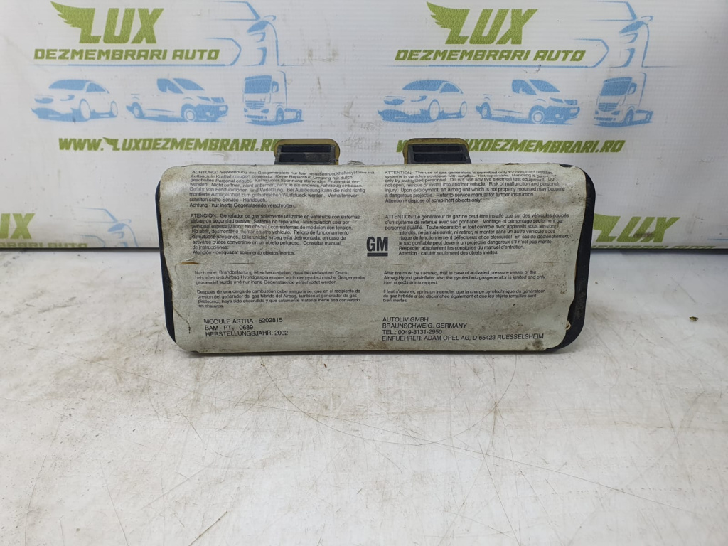 Airbag pasager 5202815 Opel Astra G [1998 - 2009]