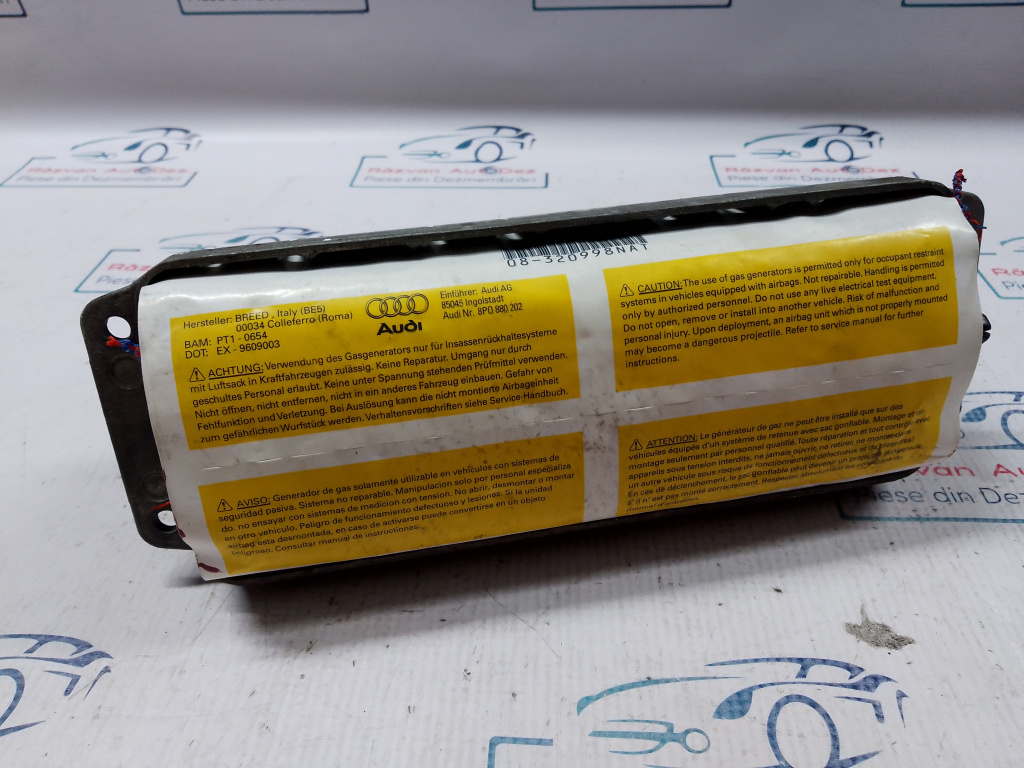 Airbag pasager Audi A3 2008, 8P0880202