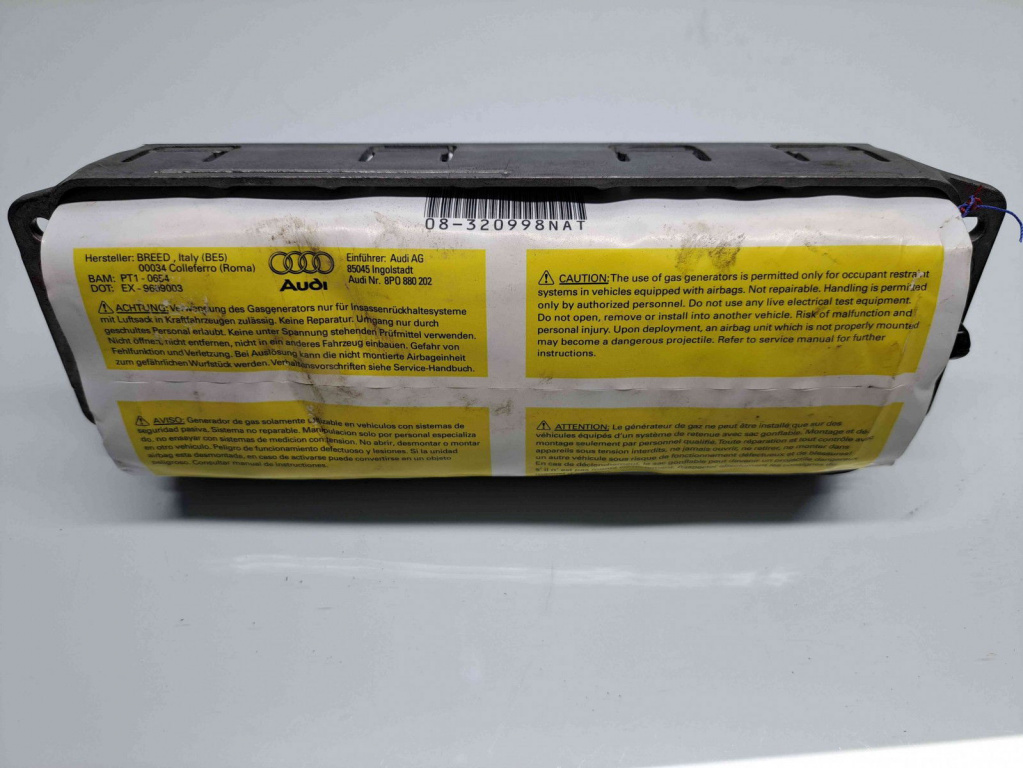 Airbag pasager Audi A3 Sportback (8PA) [Fabr 2004-2013] 8P0880202