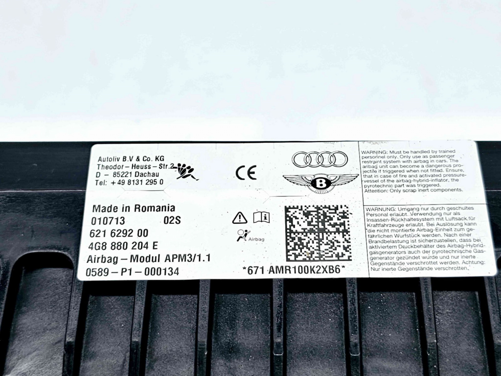 Airbag pasager Audi A6 (4G2, C7) [Fabr 2012-2017] 4G8880204E