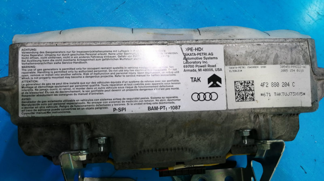 Airbag pasager Audi A6 C6 4F2880204C