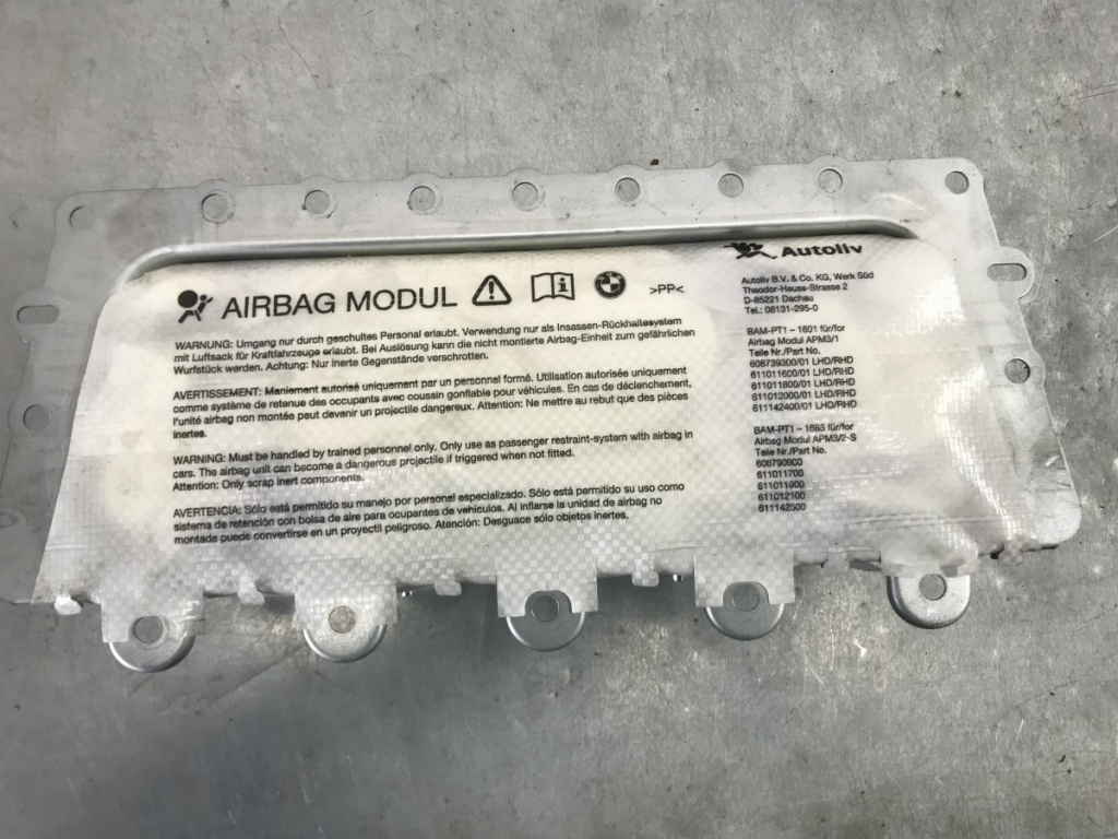 Airbag pasager BMW F01 730d Steptronic, 245cp sedan 2011 (39911215204)