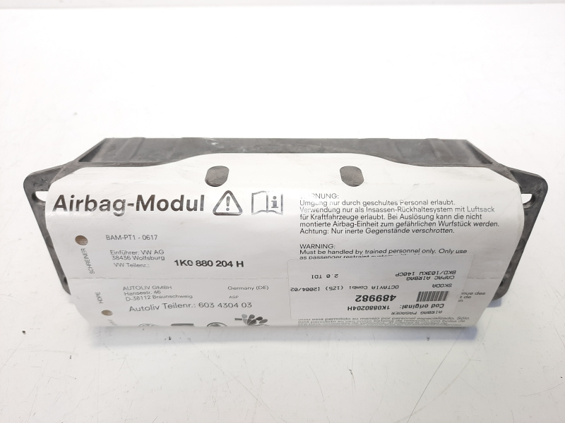 Airbag pasager, cod 1K0880204H, Skoda Octavia 2 Combi (1Z5) (id:489982)