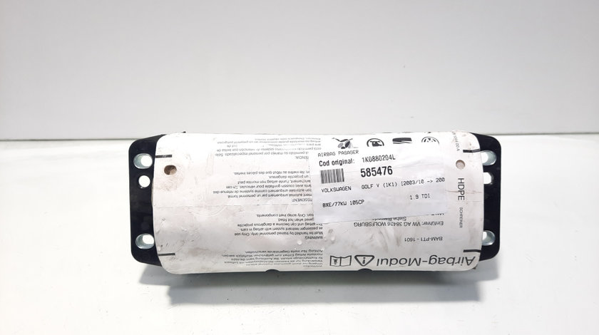 Airbag pasager, cod 1K0880204L, Vw Golf 5 Variant (1K5) (idi:585476)