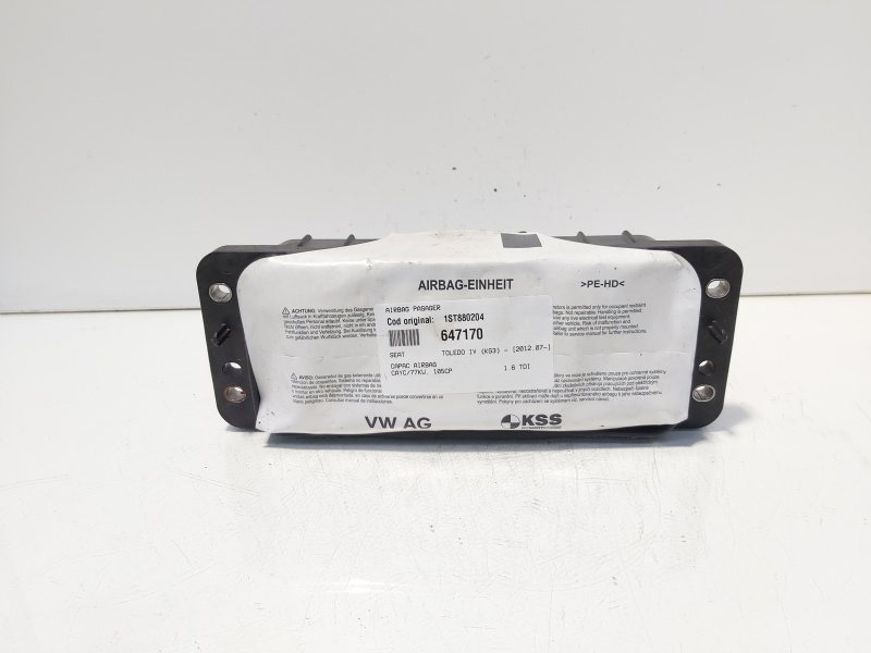 Airbag pasager, cod 1ST880204, Seat Toledo 4 (KG3) (id:647170)