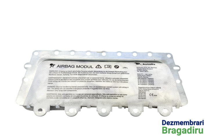 Airbag pasager Cod: 39923039902 39923039902 BMW Seria 5 F11 [2009 - 2013] Touring wagon 520 d Steptronic (184 hp) Cod motor: N47T, Cod culoare: B90, Pachet M