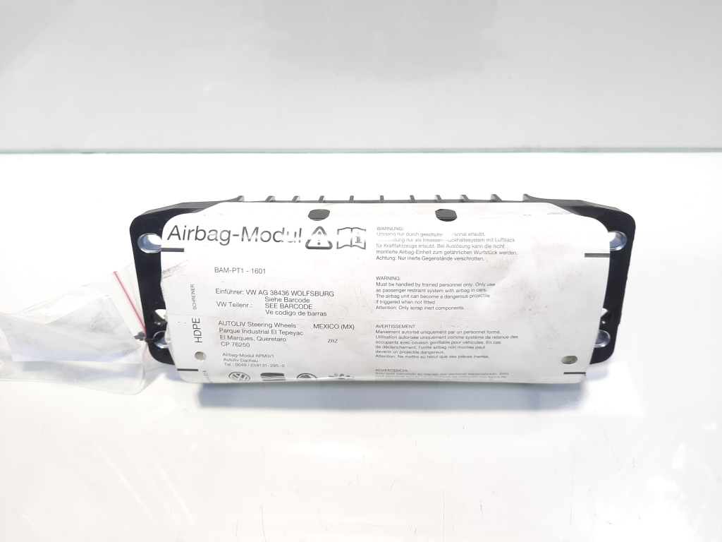 Airbag pasager, cod 608104402A, VW Golf 6 Variant (AJ5) (id:476479)