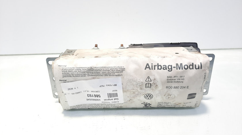 Airbag pasager, cod 6Q0880204E, Skoda Fabia 1 Sedan (6Y3) (idi:586193)