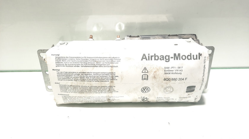 Airbag pasager, cod 6Q0880204F, Skoda Fabia 2 (5J, 542) (id:499851)