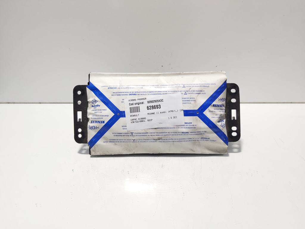 Airbag pasager, cod 8200292043C, Renault Megane 2 Combi (id:628693)