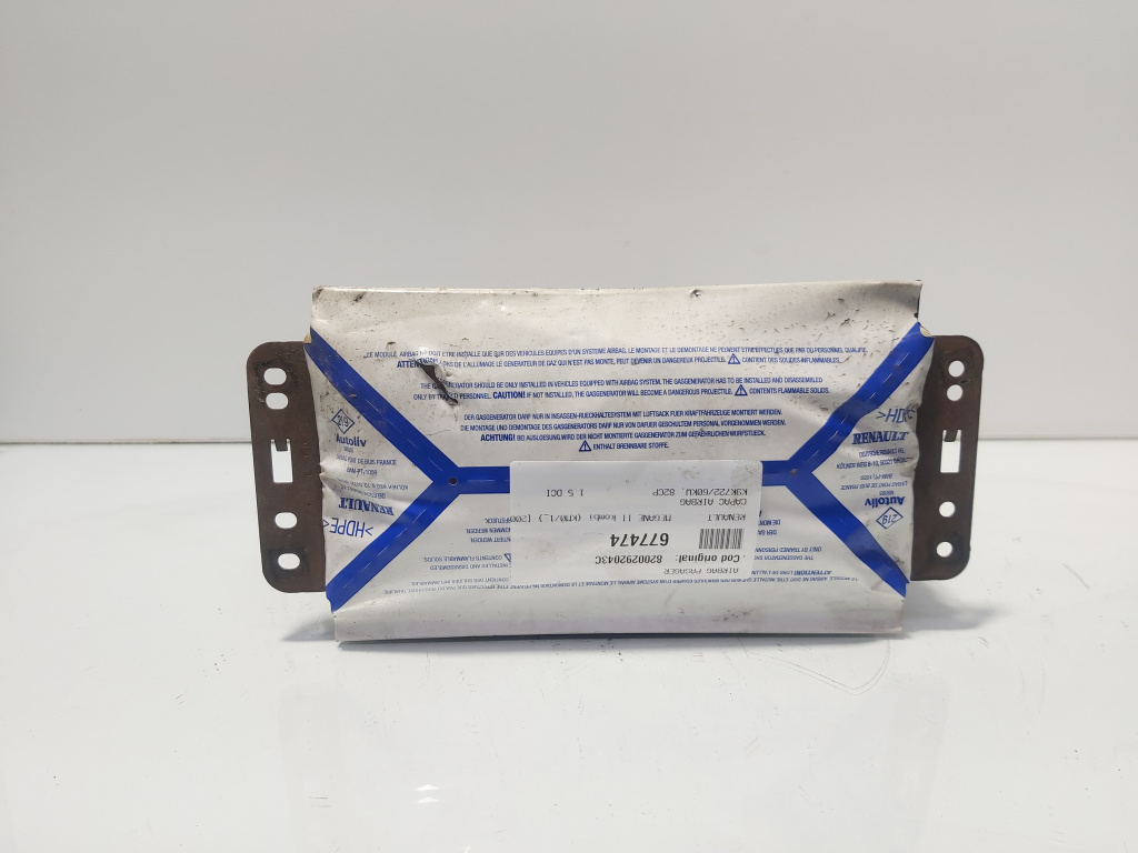 Airbag pasager, cod 8200292043C, Renault Megane 2 Combi (id:677474)