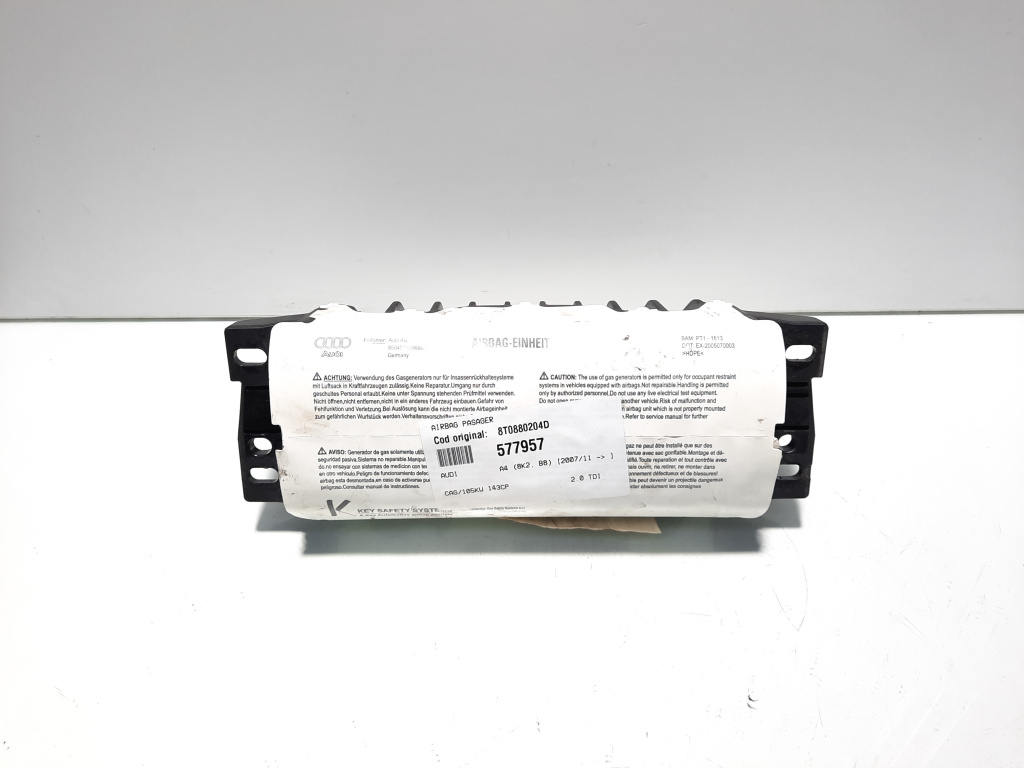 Airbag pasager, cod 8T0880204D, Audi A5 Cabriolet (8F7) (idi:577957)
