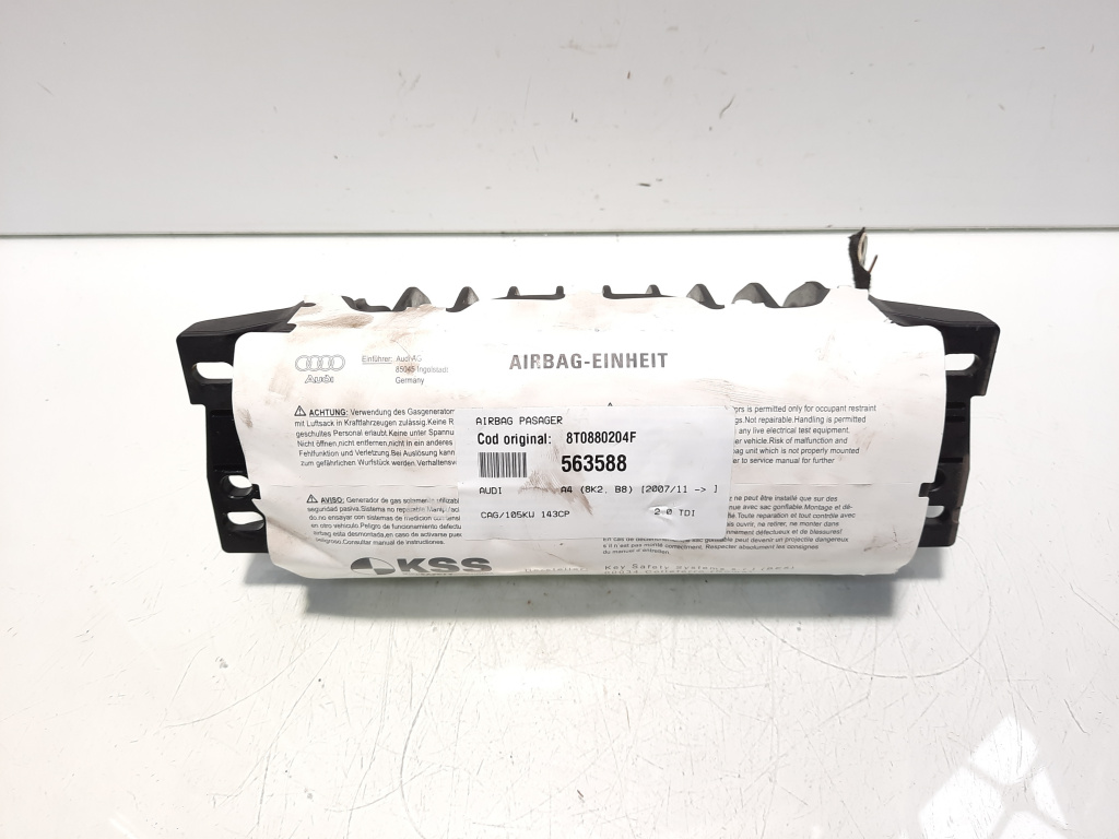 Airbag pasager, cod 8T0880204F, Audi A4 (8K2, B8) (id:563588)