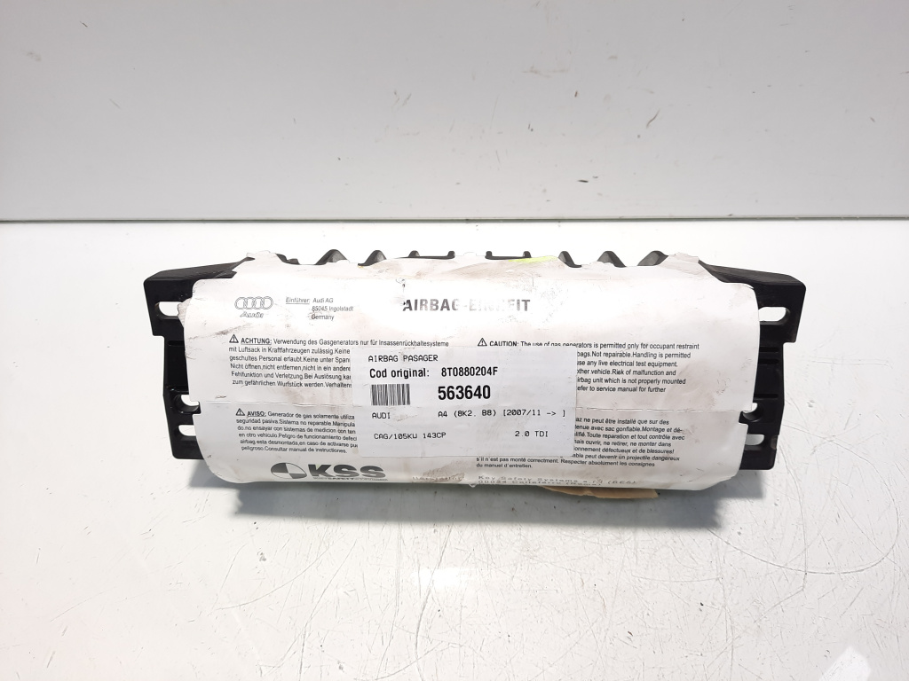 Airbag pasager, cod 8T0880204F, Audi A4 Allroad (8KH, B8) (idi:563640)