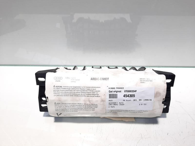 Airbag pasager, cod 8T0880204F, Audi A4 Avant (8K5, B8)