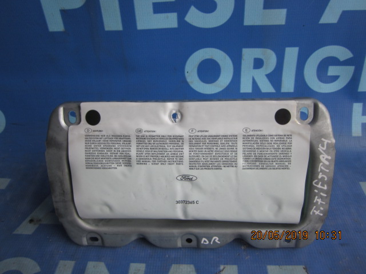 Airbag pasager Ford Fiesta; 6S6AA044H30AC
