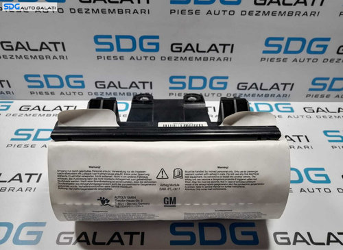 Airbag Pasager Opel Corsa C 2000 - 2007 Cod 604167500B 604266200B 13188043