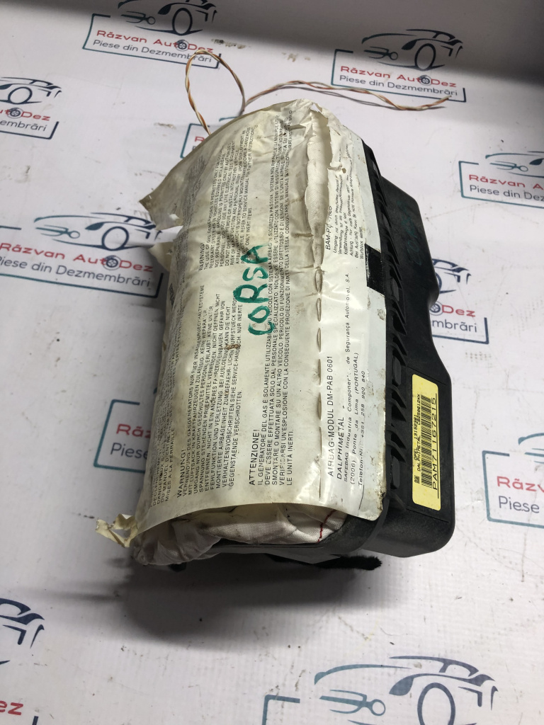 Airbag pasager Opel Corsa D 2007, 13152361