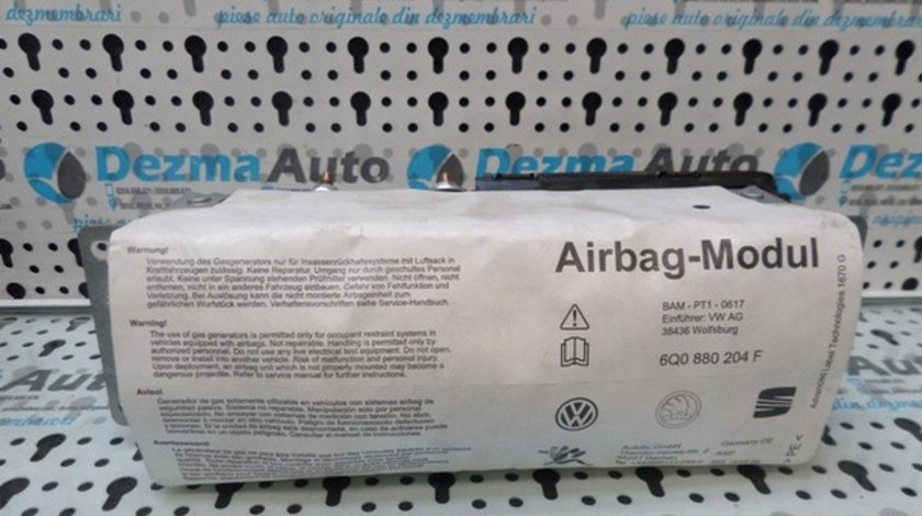 Airbag pasager Skoda Fabia 1 sedan (6Y3), 6Q0880204F (id:147997)