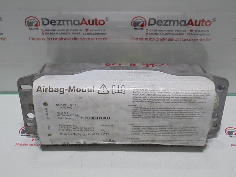 Airbag pasager, Skoda Octavia 2 (1Z3) (id:296306)