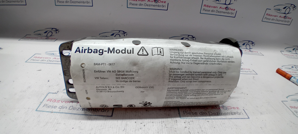 Airbag pasager Skoda Octavia 2 2009, 602145209F