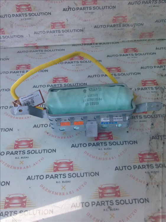 Airbag pasager TOYOTA AVENSIS 2.2 D an fabr. 2007