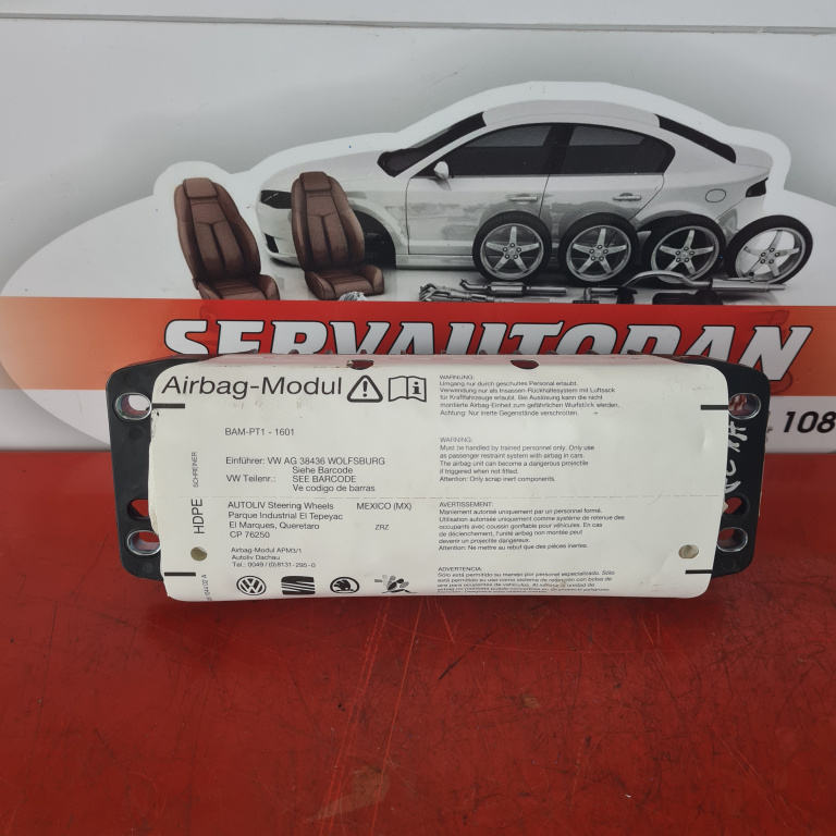 Airbag pasager Volkswagen Jetta 5 (2005-2010) 1.9 Motorina 2008