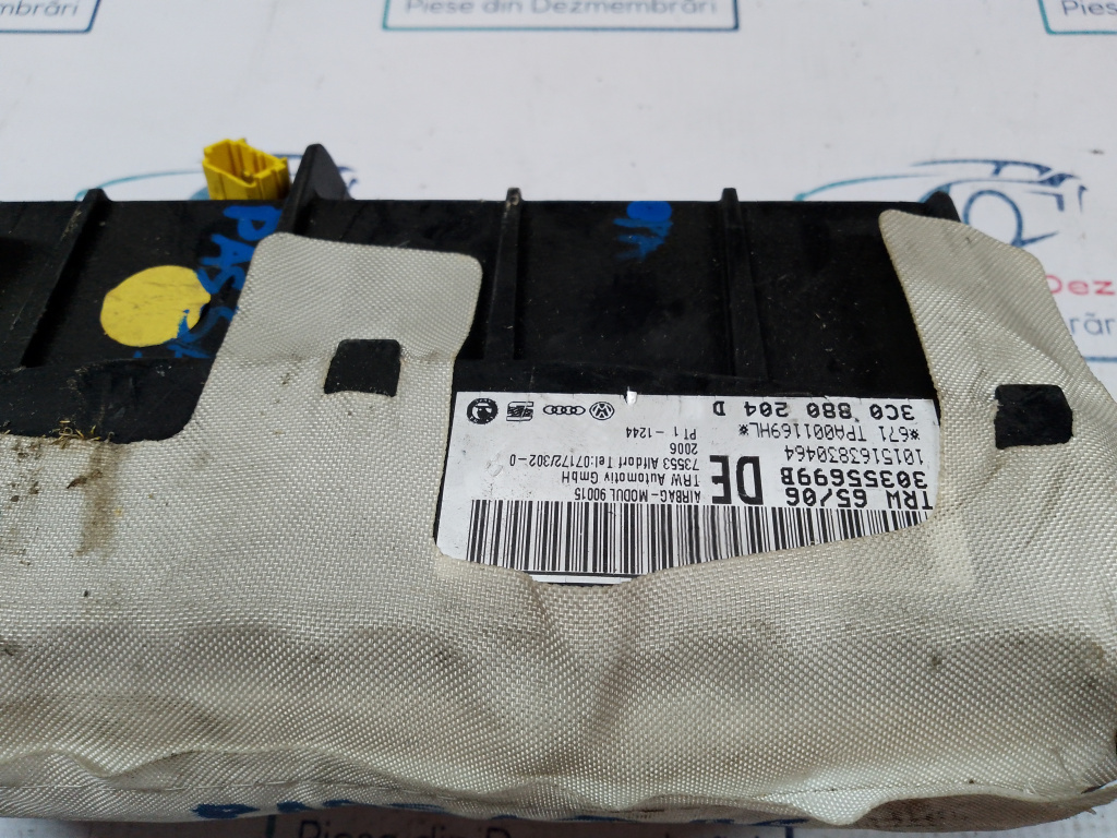 Airbag pasager Volkswagen Passat B6 2006, 3C0880204D