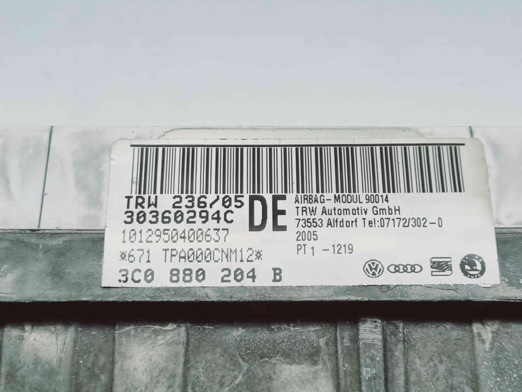 Airbag pasager Volkswagen Passat B6 Variant (3C5) [Fabr 2005-2010] 3C0880204B