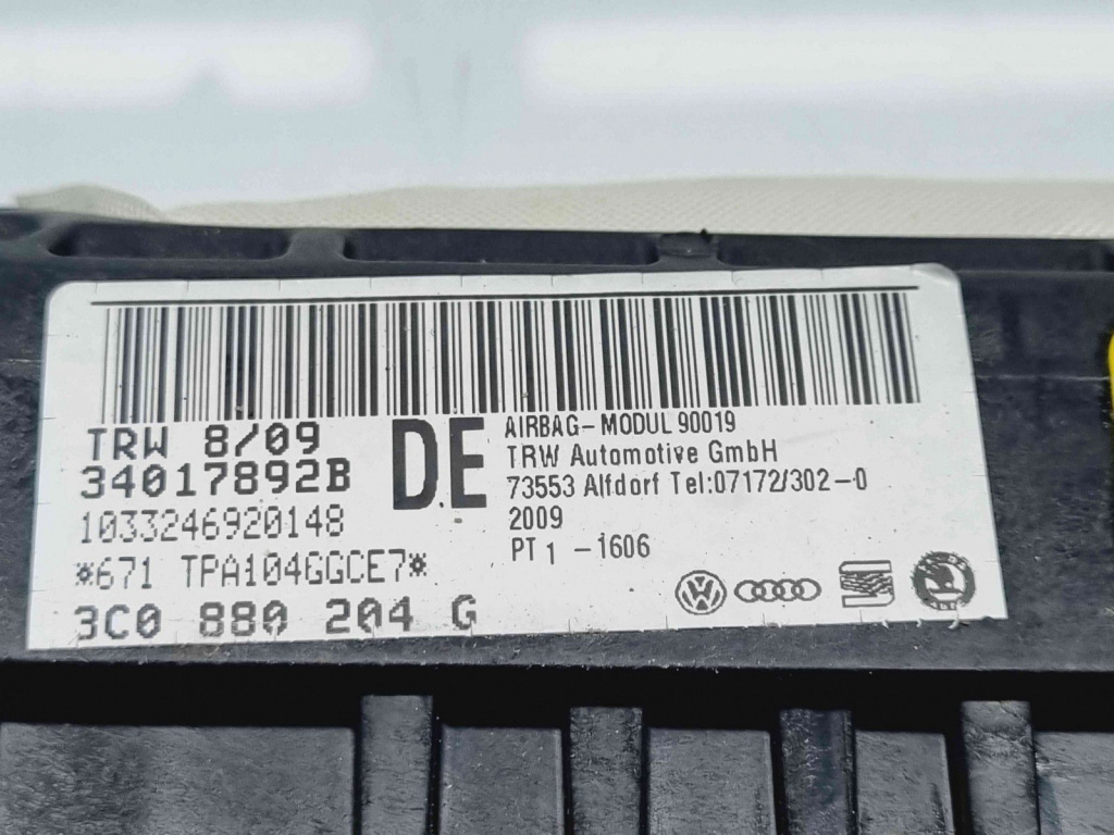 Airbag pasager Volkswagen Passat B6 Variant (3C5) [Fabr 2005-2010] 3C0880204G