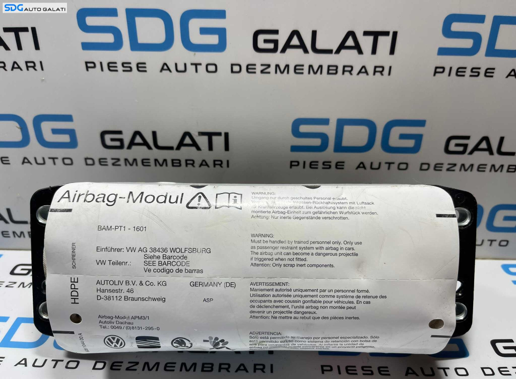 Airbag Pasager Volkswagen Tiguan 2008 - 2011 Cod 1Q0880204