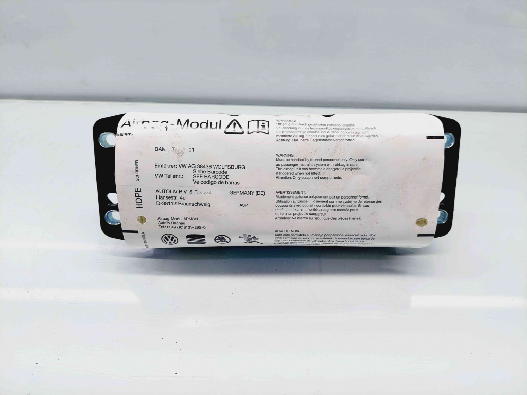 Airbag pasager Volkswagen Tiguan (5N) [Fabr 2007-2016] 1Q0880204