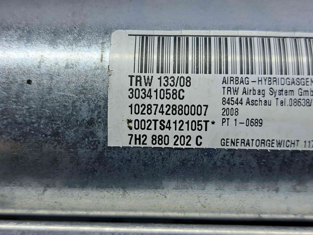 Airbag pasager Volkswagen Transporter 5 (7HB, 7HJ) [Fabr 2004-2013] 7H2880202C