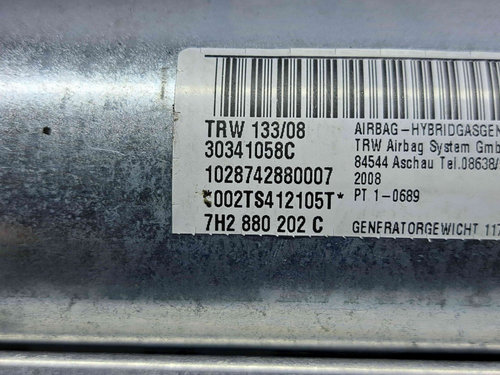 Airbag pasager Volkswagen Transporter 5 (7HB, 7HJ) [Fabr 2004-2013] 7H2880202C