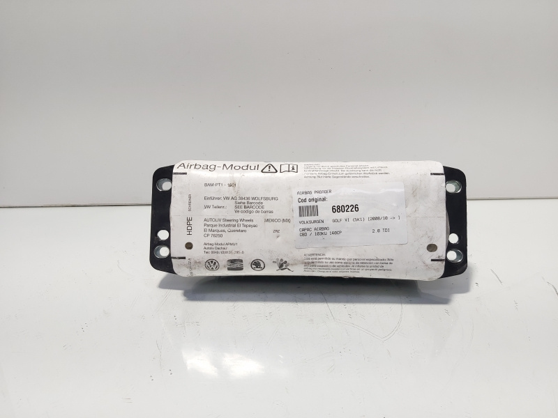 Airbag pasager, VW Golf 6 (5K1) (id:680226)
