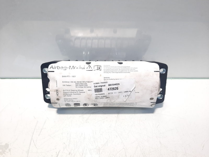 Airbag pasager, Vw Jetta 3 (1K2) 608104402A (id:472626)