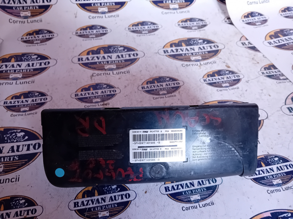 Airbag scaun dreapta fata Peugeot 2008 2014, 34147703