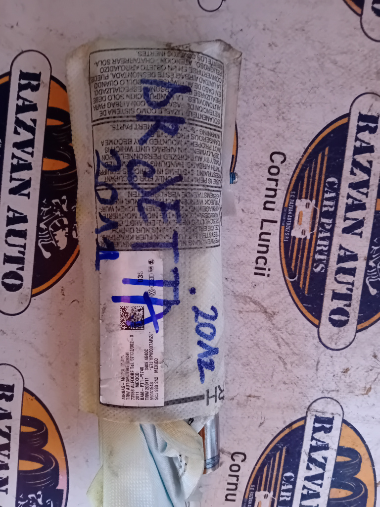 Airbag scaun dreapta fata Volkswagen Jetta 2012, 34084640C